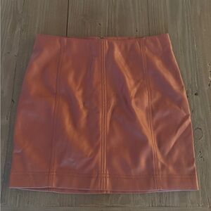 Free People size small pleather Mini Skirt